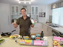 Cooking With Martin Gillespie - Retro Chef - archival photograph