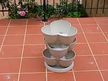 Stack 'A' Pots ' by Ultra Garden Products' - archival photograph