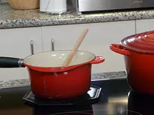 Kitchen Witch 'Simmermat-Flame Diffuser' - archival photograph