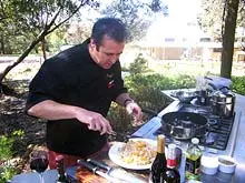 Cooking With Martin Gillespie - Retro Chef - archival photograph