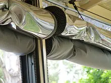 Aussie Outdoor Alfresco Cafe Blinds - archival photograph
