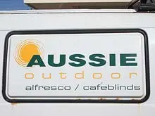 Aussie Outdoor Alfresco Cafe Blinds - archival photograph