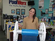 PoolWerx Competition - Week 1 'Win an Abgal Pool Blanket and Roller' - archival photograph