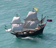 Duyfken 1606 Replica - Western Australia - archival photograph