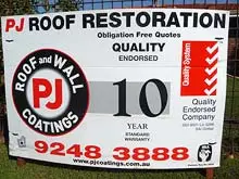 PJ's Roof & Wall Coatings - archival photograph