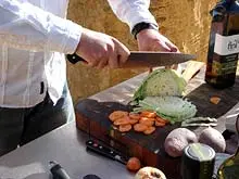 Cooking With Martin Gillespie - Retro Chef - archival photograph