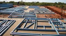 Straight Edge Steel Framed Homes - archival photograph