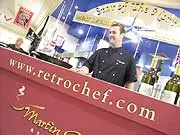 Cooking With Martin Gillespie - Retro Chef - archival photograph