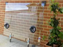 WA GLASS POOL FENCING - archival photograph