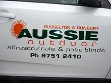 Aussie Outdoor Alfresco Cafe Blinds - archival photograph