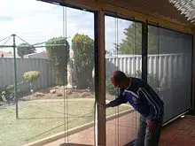 Aussie Outdoor Alfresco Cafe Blinds - archival photograph