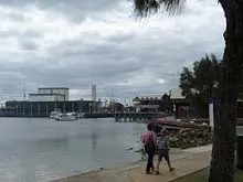 Aqueous 'At Mandurah Quay' - archival photograph