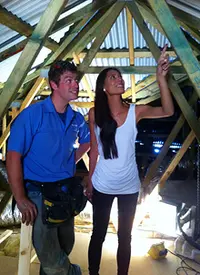 Attix Roof Access '$8000 Dust Proof Room Conversion Competition' - archival photograph