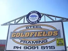Goldfields Steel Framing - archival photograph
