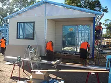 Haven Designs 'Using BlueScope Steel' - archival photograph