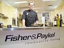 Cooking With Martin Gillespie - Retro Chef - archival photograph