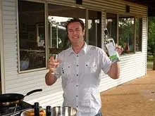 Cooking With Martin Gillespie - Retro Chef - archival photograph