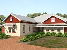 WA Country Builders - Telethon Home - archival photograph
