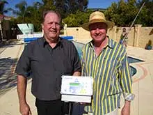 Pool Controls - archival photograph