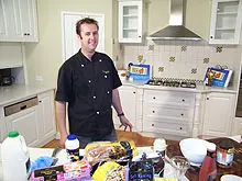 Cooking With Martin Gillespie - Retro Chef - archival photograph
