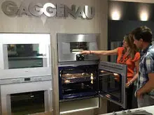 Design Kitchen Appliances 'New Gaggenau display' - archival photograph