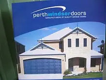 Perth Windsor Doors 'Made using BlueScope Steel' - archival photograph