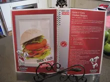 Canon Foods 'Quick n Easy' Chicken Breast Burgers - archival photograph