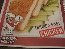 Canon Foods Crunchy Garlic Chicken Breast Parmigiana - archival photograph