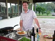 Cooking With Martin Gillespie - Retro Chef - archival photograph