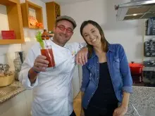 KITCHEN WITCH Franmara Martini Spray & Vacuvin Cocktail sticks - archival photograph