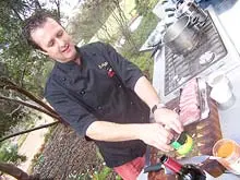 Cooking With Martin Gillespie - Retro Chef - archival photograph