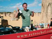 Cooking With Martin Gillespie - Retro Chef - archival photograph