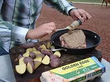 Cooking With Martin Gillespie - Retro Chef - archival photograph