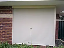 Aussie Outdoor Alfresco Cafe Blinds 'New Outdoor Window Blinds' - archival photograph