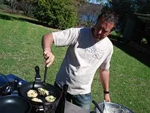 Cooking With Martin Gillespie - Retro Chef - archival photograph