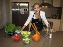 Cannon Foods Gourmet Chevups Barbeque with Garden Salad - archival photograph