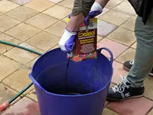 Seasol 'Re-potting tips with Seasol and Powerfeed' - archival photograph