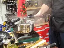 Cooking With Martin Gillespie - Retro Chef - archival photograph