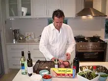 Cooking With Martin Gillespie - Retro Chef - archival photograph
