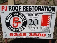 PJ's Coatings & Roof Restoration - archival photograph