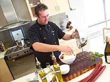 Cooking With Martin Gillespie - Retro Chef - archival photograph