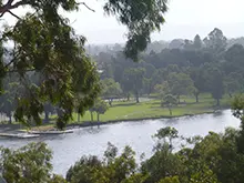 PARK ON SWAN - archival photograph