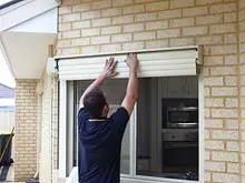 Advanced Window Shutters - archival photograph