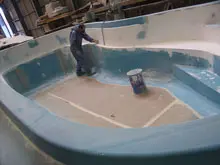 Sapphire Pools - archival photograph