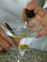 KITCHEN WITCH Franmara Martini Spray & Vacuvin Cocktail sticks - archival photograph