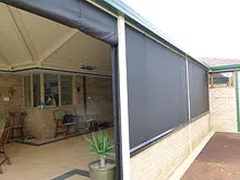 Aussie Outdoor Alfresco Cafe Blinds - archival photograph