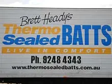 Brett Heady's Thermosealed Batts - archival photograph