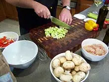 Cooking with Martin Gillespie - Retro Chef - archival photograph