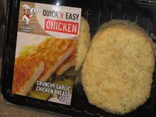 Canon Foods Crunchy Garlic Chicken Breast Parmigiana - archival photograph