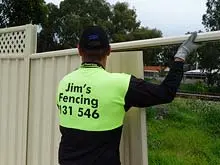 Jims Fencing - archival photograph